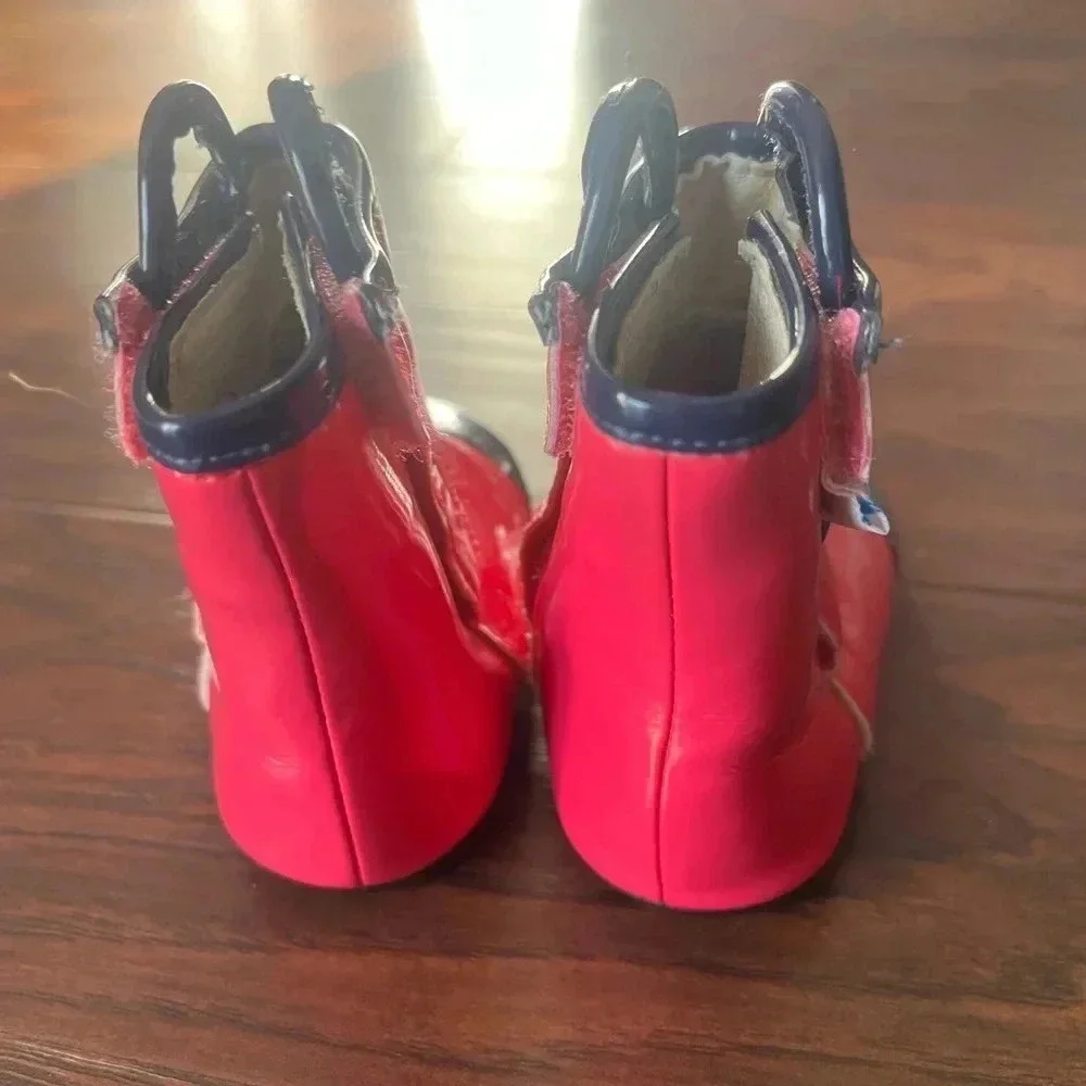 Robeez  Pink and Blue Booties-infant size 3